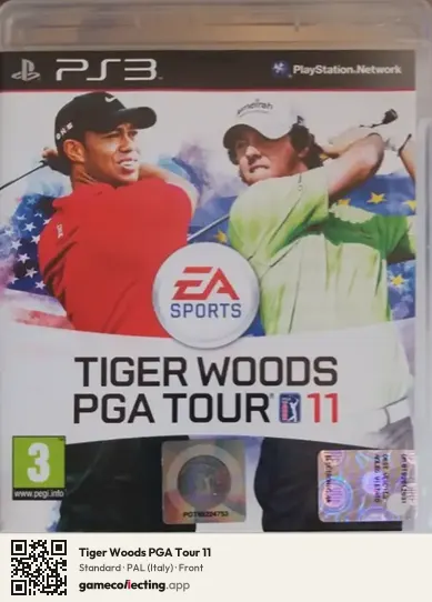 Tiger Woods PGA Tour 11 PlayStation 3, Italy box front