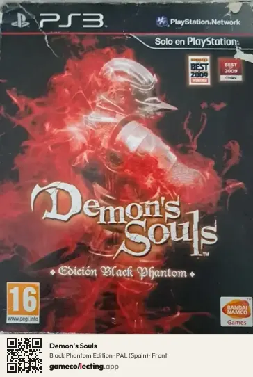 Demon's Souls PlayStation 3, Spain box front