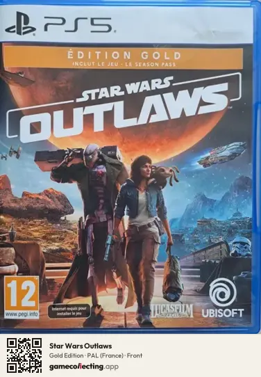 Star Wars Outlaws PlayStation 5, France box front