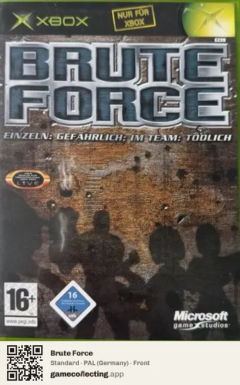 Brute Force Xbox, Germany box front