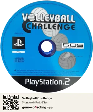 Volleyball Challenge PlayStation 2, PAL disc