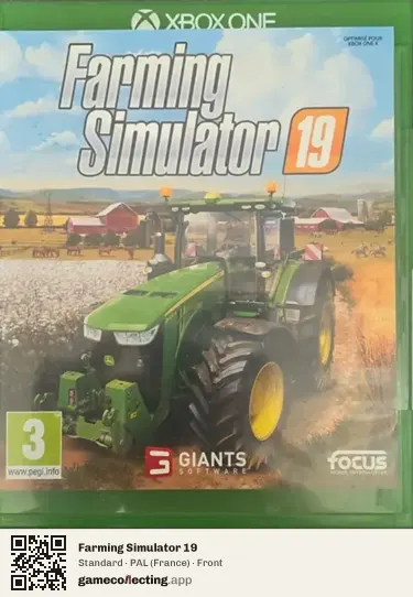 Farming Simulator 19 Xbox One, France box front
