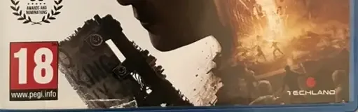 Dying Light 2 Stay Human, the PEGI square on its front