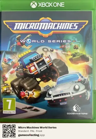 Micro Machines World Series Xbox One, PAL box front