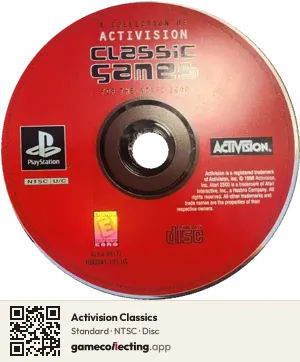 Activision Classics PlayStation, NTSC disc