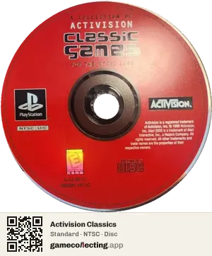Activision Classics PlayStation, NTSC disc