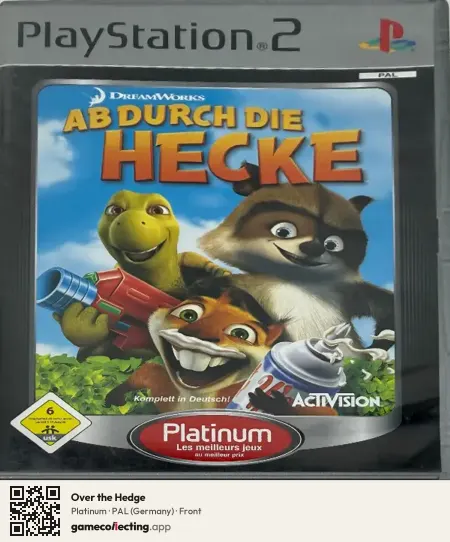 Over the Hedge PlayStation 2, Germany box front