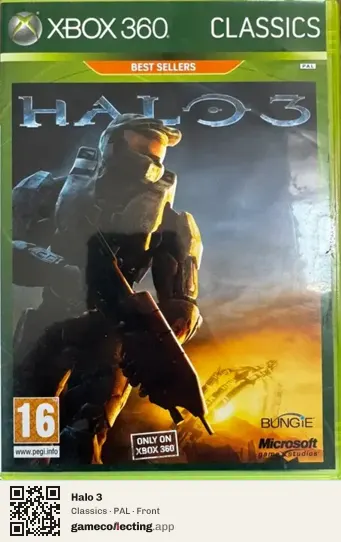 Halo 3 Xbox 360, PAL box front