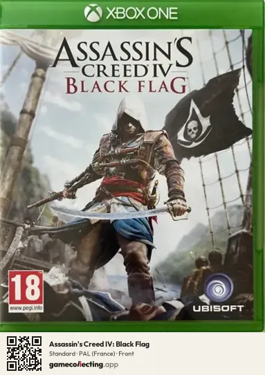 Assassin's Creed IV: Black Flag Xbox One, France box front