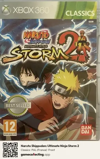 Naruto Shippuden: Ultimate Ninja Storm 2 Xbox 360, France box front