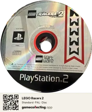 LEGO Racers 2 PlayStation 2, PAL disc