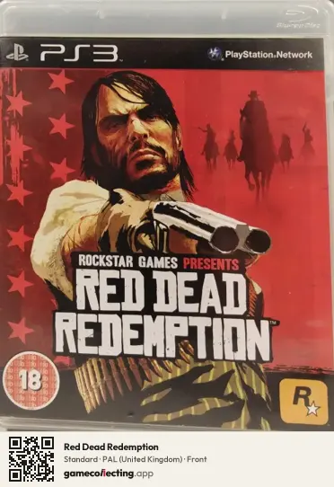 Red Dead Redemption PlayStation 3, United Kingdom box front