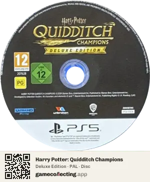 Harry Potter: Quidditch Champions PlayStation 5, PAL disc