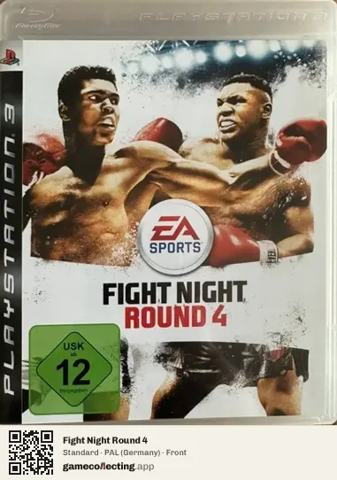 Fight Night Round 4 PlayStation 3, Germany box front