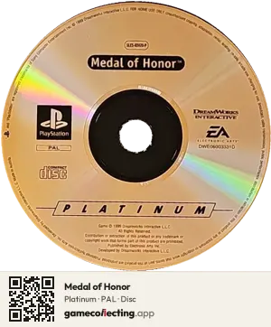 Medal of Honor PlayStation, PAL disc