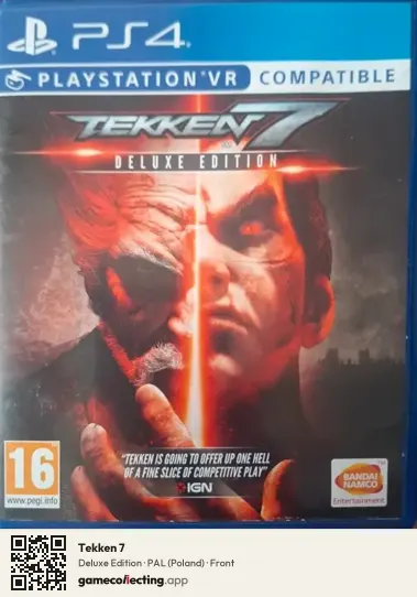 Tekken 7 PlayStation 4, Poland box front