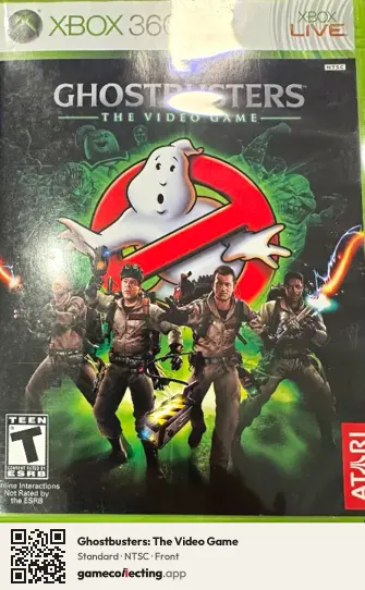 Ghostbusters: The Video Game Xbox 360, NTSC box front