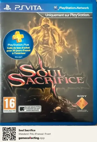 Soul Sacrifice PlayStation Vita, France box front