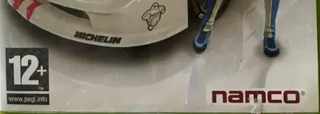 R: Racing Evolution, the PEGI square on its front