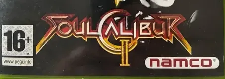 SoulCalibur II, the PEGI square on its front
