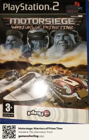 Motorsiege: Warriors of Prime Time PlayStation 2, Germany box front