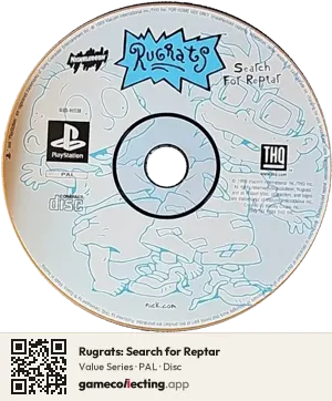 Rugrats: Search for Reptar PlayStation, PAL disc