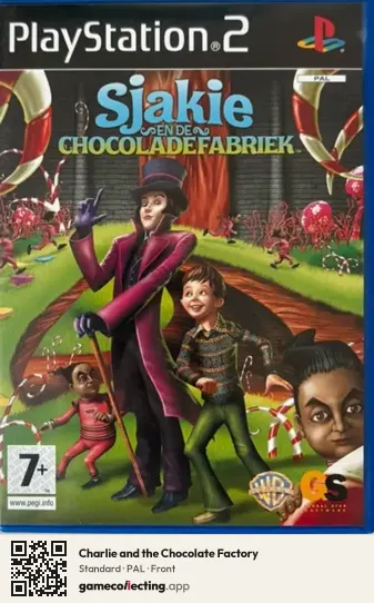 Charlie and the Chocolate Factory PlayStation 2, PAL box front