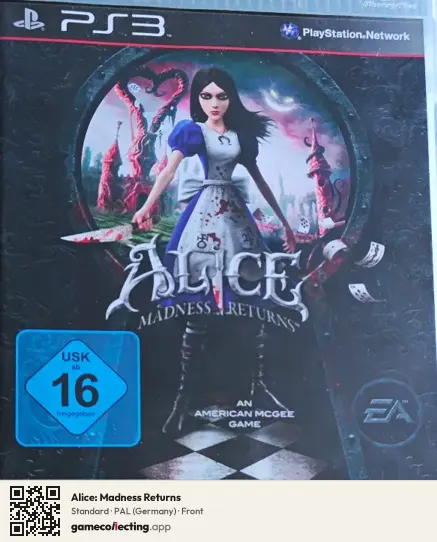 Alice: Madness Returns PlayStation 3, Germany box front