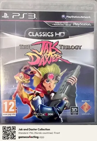 Jak and Daxter Collection PlayStation 3, Nordic countries box front