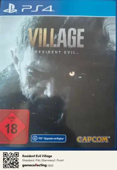 Resident Evil Village PlayStation 4, Germany box front