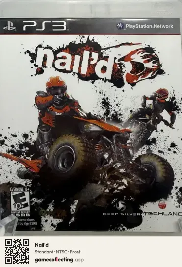 Nail'd PlayStation 3, NTSC box front