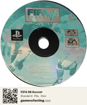 FIFA 96 Soccer PlayStation, PAL disc