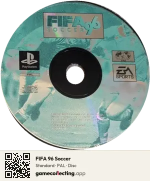 FIFA 96 Soccer PlayStation, PAL disc