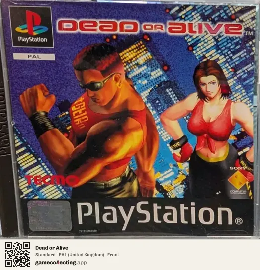Dead or Alive PlayStation, United Kingdom box front