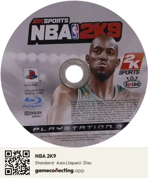 NBA 2K9 PlayStation 3, Asia disc