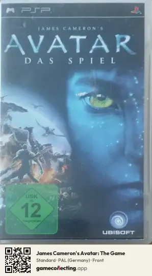 James Cameron's Avatar: The Game PlayStation Portable, Germany box front
