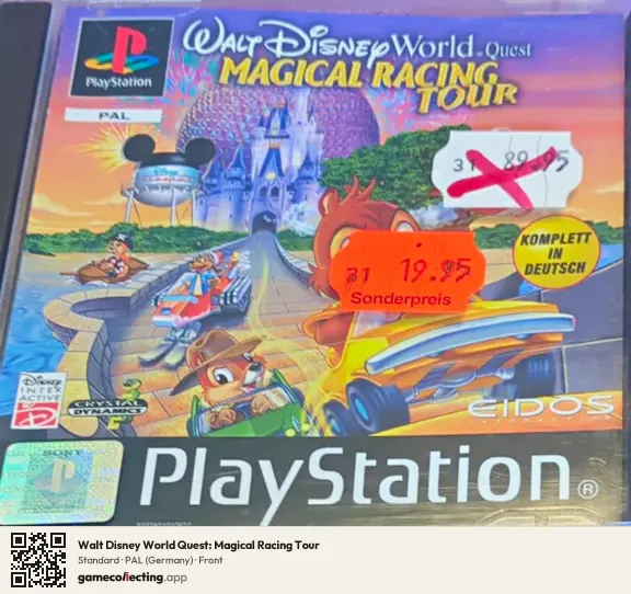 Walt Disney World Quest: Magical Racing Tour PlayStation, Germany box front