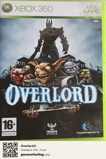 Overlord II Xbox 360, PAL box front