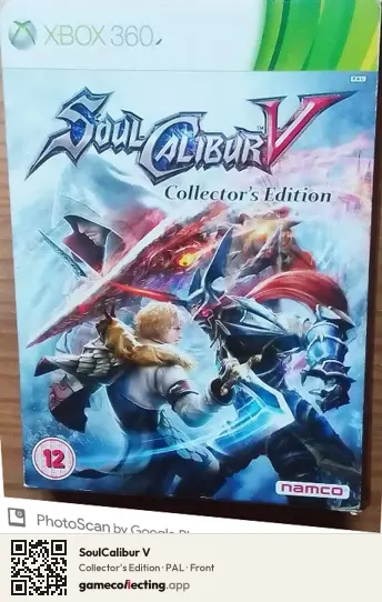 SoulCalibur V Xbox 360, PAL box front