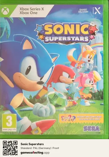 Sonic Superstars Xbox Series X, Germany box front