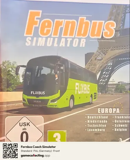 Fernbus Coach Simulator PlayStation 5, Germany box front
