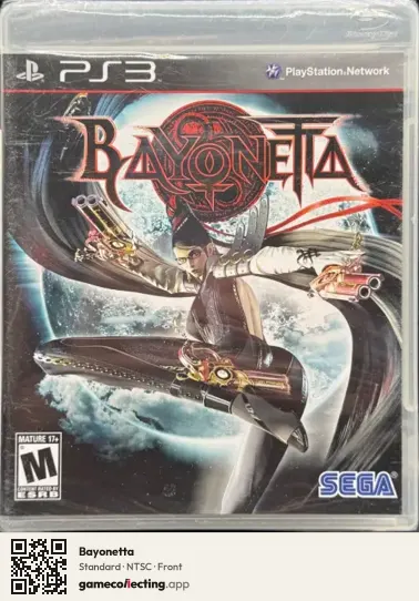 Bayonetta PlayStation 3, NTSC box front