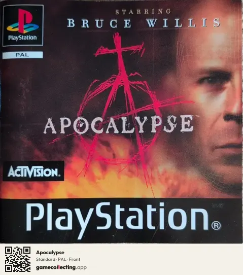 Apocalypse PlayStation, PAL box front