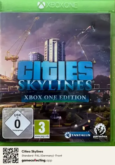 Cities: Skylines Xbox One, Germany box front