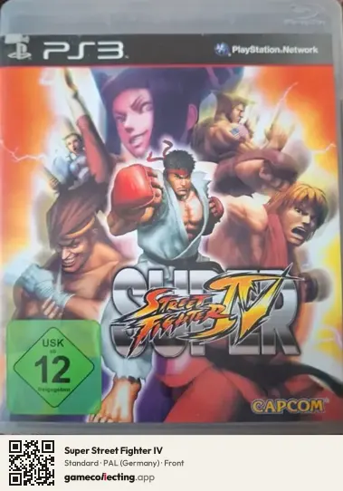 Super Street Fighter IV PlayStation 3, Germany box front