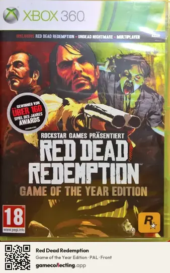 Red Dead Redemption Xbox 360, PAL box front