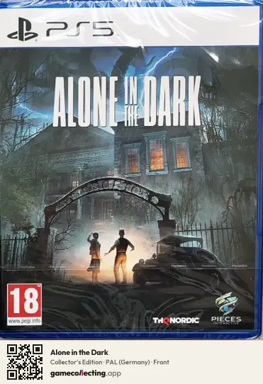 Alone in the Dark PlayStation 5, Germany box front