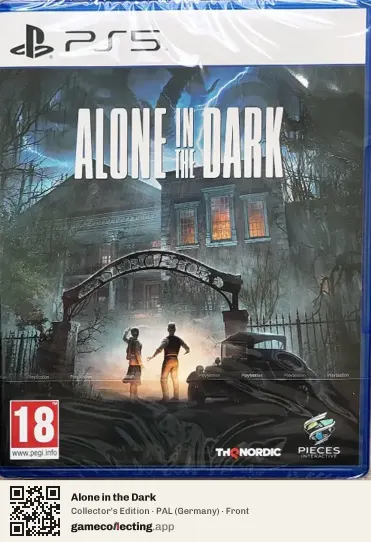 Alone in the Dark PlayStation 5, Germany box front