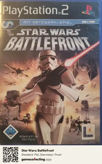 Star Wars: Battlefront PlayStation 2, Germany box front