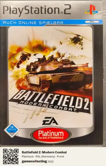 Battlefield 2: Modern Combat PlayStation 2, Germany box front